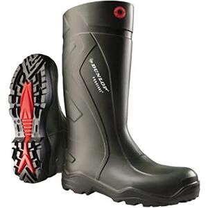 Dunlop C762933 S5 Purofort, unisex adult long shaft Wellington boots (C762933 S5 PUROFORT+ GROEN 40) Dark green black, size: 40 EU Dunlop C762933 S5 Purofort, unisex adult long shaft Wellington boots (C762933 S5 PUROFORT+ GROEN 40) Dark green black, size: 40 EU