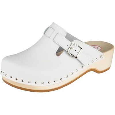 Berkemann Unisex Adults Riemen Toeffler 402 Clogs & Mules White EU 41.5 Berkemann Unisex Adults Riemen Toeffler 402 Clogs & Mules White EU 41.5