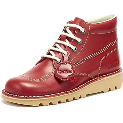 Kickers Men Kick Hi-Core Ankle Boots, Red (Red/LT Cream), 10 UK (44 EU) Kickers Men Kick Hi-Core Ankle Boots, Red (Red/LT Cream), 10 UK (44 EU)
