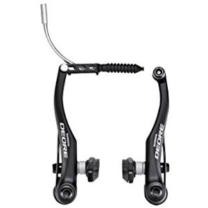 Shimano Deore brake systems., black Shimano Deore brake systems., black