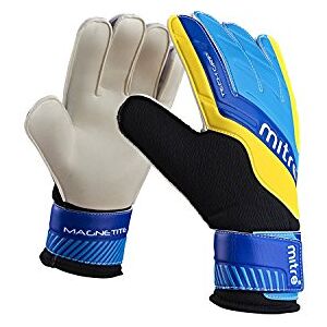 Mitre Magnetite Goalkeeper Gloves Blue/Cyan/Yellow, Size 9 Mitre Magnetite Goalkeeper Gloves Blue/Cyan/Yellow, Size 9