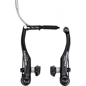 Shimano Deore brake systems., black Shimano Deore brake systems., black