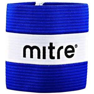 Mitre Men's Captain Arm Band, Blue (Blue/White), Large Mitre Men's Captain Arm Band, Blue (Blue/White), Large