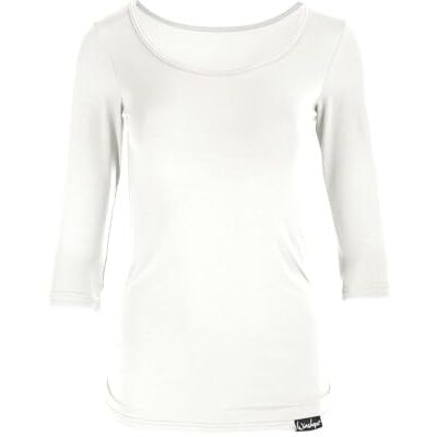 WINSHAPE Women's Fitness Yoga Pilates 3/4-Sleeved Shirt WS4, white, xl WINSHAPE Women's Fitness Yoga Pilates 3/4-Sleeved Shirt WS4, white, xl