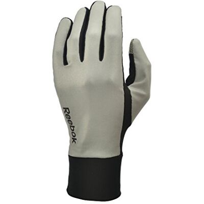 Reebok Reflective Running Gloves, Small Reebok Reflective Running Gloves, Small