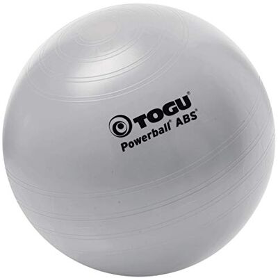 TOGU Exercise Powerball ABS (Burst-proof), silver, 65 cm TOGU Exercise Powerball ABS (Burst-proof), silver, 65 cm