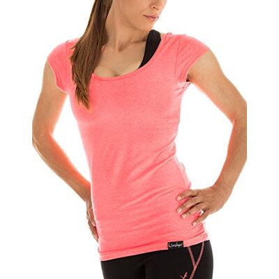 WINSHAPE Women's Short-Sleeved Shirt Fitness Leisure Yoga Pilates WINSHAPE Women's Short-Sleeved Shirt Fitness Leisure Yoga Pilates