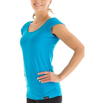 WINSHAPE Women's Short-Sleeved Shirt Fitness Leisure Yoga Pilates WINSHAPE Women's Short-Sleeved Shirt Fitness Leisure Yoga Pilates