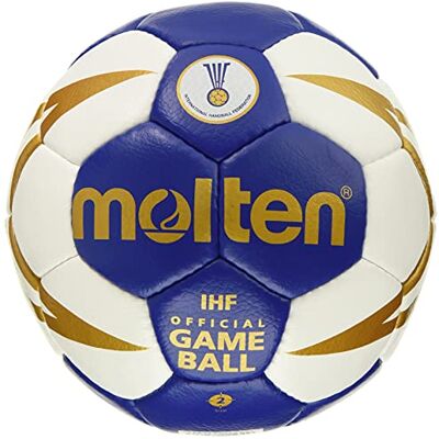 Molten Unisex's Handball IHF Betting Ball Blue Gr. 3 White/Gold, 3 Molten Unisex's Handball IHF Betting Ball Blue Gr. 3 White/Gold, 3