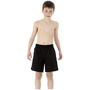 Speedo Boys' Solid Leisure 15" Watershort Black, S Speedo Boys' Solid Leisure 15" Watershort Black, S