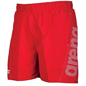 ARENA Men's Fundamentals Logo Beach Short, Red/White, Medium ARENA Men's Fundamentals Logo Beach Short, Red/White, Medium
