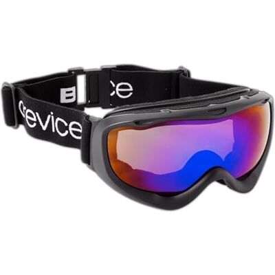 Black Crevice Adults 'Ski Goggles Black black/blue Size:One Size Black Crevice Adults 'Ski Goggles Black black/blue Size:One Size