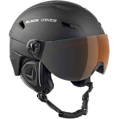 Black Crevice Silvretta Ski Helmet, black, xl Black Crevice Silvretta Ski Helmet, black, xl