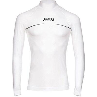 JAKO Men's Comfort Turtleneck, white, s JAKO Men's Comfort Turtleneck, white, s