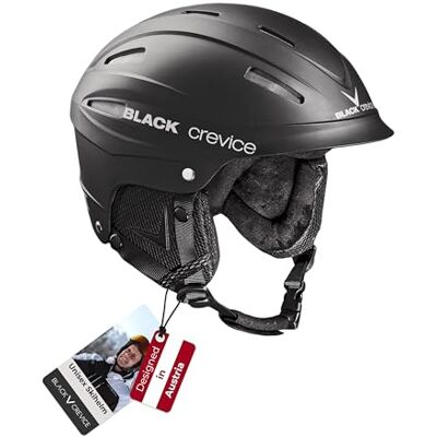 Black Crevice Ischgl Ski Helmet Black black Size:M Black Crevice Ischgl Ski Helmet Black black Size:M