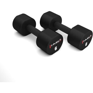 HMS HPT06 - 2 x 6kg Kestävä Kumiin Peitetty Käsipaino HMS HPT06 - 2 x 6kg Kestävä Kumiin Peitetty Käsipaino