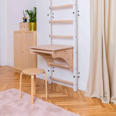 Työpöytä valkoisiin BenchK puolapuihin Työpöytä valkoisiin BenchK puolapuihin