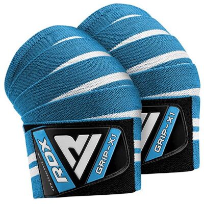RDX Gym Knee Wraps K4 Polvisiteet Sky Blue RDX Gym Knee Wraps K4 Polvisiteet Sky Blue