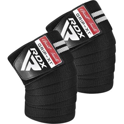 RDX KR11 Gym Knee Wrap polvisiteet musta-valkoinen RDX KR11 Gym Knee Wrap polvisiteet musta-valkoinen