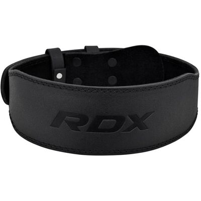 RDX Painonnostavyö - 4 tuuman leveä aito vasikannahkainen tuki RDX Painonnostavyö - 4 tuuman leveä aito vasikannahkainen tuki