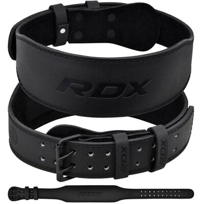 RDX 4" Painonnostovyö Leather Full Black - S RDX 4" Painonnostovyö Leather Full Black - S