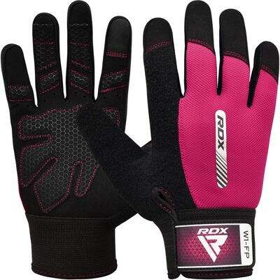 RDX Salihanskat - Gym Weight Lifting Gloves W1 Full Finger Pink - S RDX Salihanskat - Gym Weight Lifting Gloves W1 Full Finger Pink - S