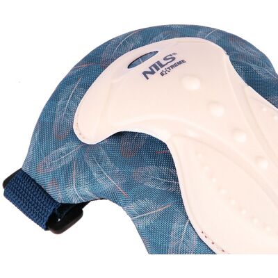 NILS Extreme H727 Suojavarustesetti - Vaaleanpunainen - Suojaa ranteet, kyynärpäät, polvet NILS Extreme H727 Suojavarustesetti - Vaaleanpunainen - Suojaa ranteet, kyynärpäät, polvet