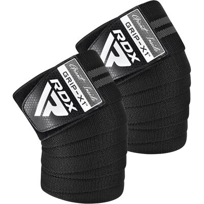 RDX KR11 Gym Knee Wrap polvisiteet harmaa RDX KR11 Gym Knee Wrap polvisiteet harmaa