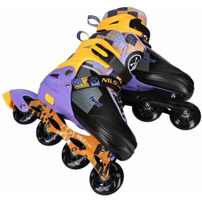 Säädettävät Nils Extreme Twist rullaluistimet, koko 35-38 Säädettävät Nils Extreme Twist rullaluistimet, koko 35-38