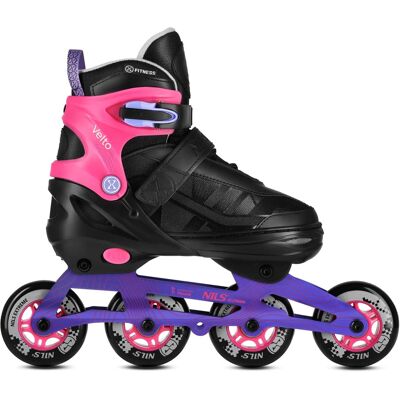 Nils Exteme rullaluistimet Velto musta-pinkki 42-45 Nils Exteme rullaluistimet Velto musta-pinkki 42-45