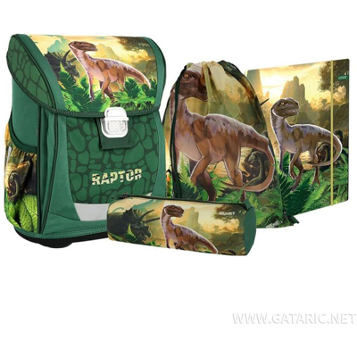 Sekalaiset Raptor-reppu 4 osaa Dinosaur School Bags 90493 Sekalaiset Raptor-reppu 4 osaa Dinosaur School Bags 90493