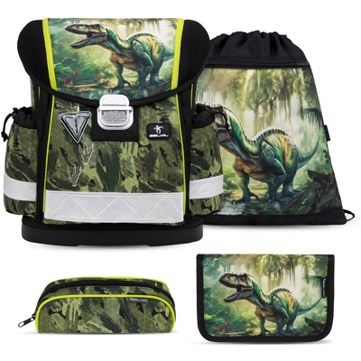 Dinosaur-reppu 4 osaa Belmil Classy School Bags 865719 Dinosaur-reppu 4 osaa Belmil Classy School Bags 865719
