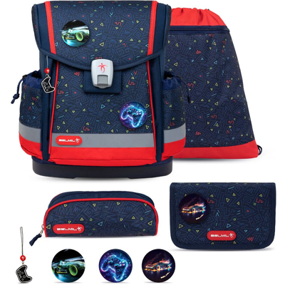 Pelaajan koulureppu 5-osainen Belmil Classy Plus School Bags 866297 Pelaajan koulureppu 5-osainen Belmil Classy Plus School Bags 866297