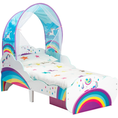 Worlds Apart Yksisarvinen juniorisänky ilman patjaa Unicorn and rainbow children's bed 669587 Worlds Apart Yksisarvinen juniorisänky ilman patjaa Unicorn and rainbow children's bed 669587