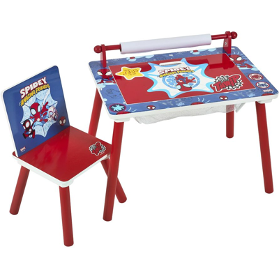 Spidey-aktiviteettipöytä ja tuoli Marvel Tables and chairs 919394 Spidey-aktiviteettipöytä ja tuoli Marvel Tables and chairs 919394