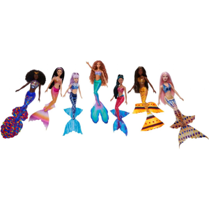 Pieni Merenneito Nukkeja 7-pack Disney Princess Merenneito Nukke HPT16 Pieni Merenneito Nukkeja 7-pack Disney Princess Merenneito Nukke HPT16