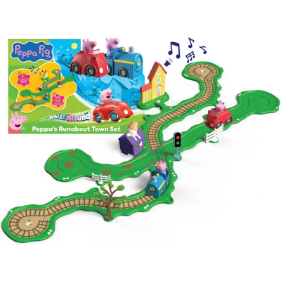 Pipsa Possu Hurraa kaupungilla -juna Gurli Pig Whizz-Around Train Tracks 23034 Pipsa Possu Hurraa kaupungilla -juna Gurli Pig Whizz-Around Train Tracks 23034