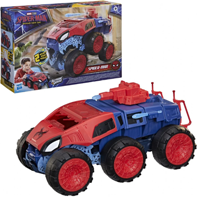 Spider-Man-elohahmon panssaroitu ajoneuvo Spiderman Action Figures Cars G3439 Spider-Man-elohahmon panssaroitu ajoneuvo Spiderman Action Figures Cars G3439