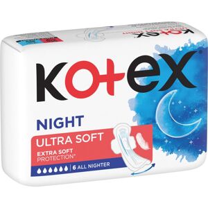 Kotex Ultra Soft Night - Naisten hygieniapakkaukset - Maksimaalinen mukavuus & luotettava suoja Kotex Ultra Soft Night - Naisten hygieniapakkaukset - Maksimaalinen mukavuus & luotettava suoja