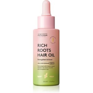 delhicious RICH ROOTS AMLA & ROSEMARY HAIR OIL - Hiusöljy delhicious RICH ROOTS AMLA & ROSEMARY HAIR OIL - Hiusöljy