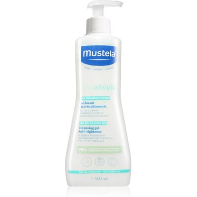 Mustela Bébé Stelatopia puhdistava pesugeeli lapsille ja vauvoille kuivalle ja atooppiselle iholle 500 ml Mustela Bébé Stelatopia puhdistava pesugeeli lapsille ja vauvoille kuivalle ja atooppiselle iholle 500 ml