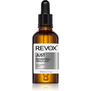 Revox B77 JUST Resveratrol + Ferulic Acid antioksidanttinen seerumi kasvoille ja kaulalle 30 ml Revox B77 JUST Resveratrol + Ferulic Acid antioksidanttinen seerumi kasvoille ja kaulalle 30 ml