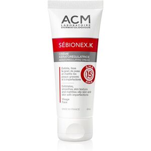 ACM Sébionex K suojaava mattapinnan antava voide rasvaiselle iholle, jossa virheitä sisältää AHA-happoja 40 ml ACM Sébionex K suojaava mattapinnan antava voide rasvaiselle iholle, jossa virheitä sisältää AHA-happoja 40 ml