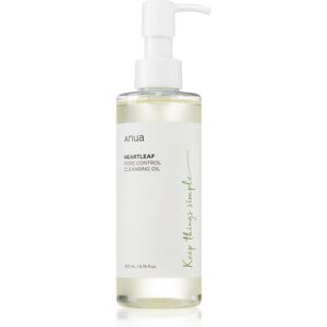 Anua Heartleaf Pore Control Cleansing Oil puhdistus- ja meikinpoistoöljy kosteuttava vaikutus 200 ml Anua Heartleaf Pore Control Cleansing Oil puhdistus- ja meikinpoistoöljy kosteuttava vaikutus 200 ml