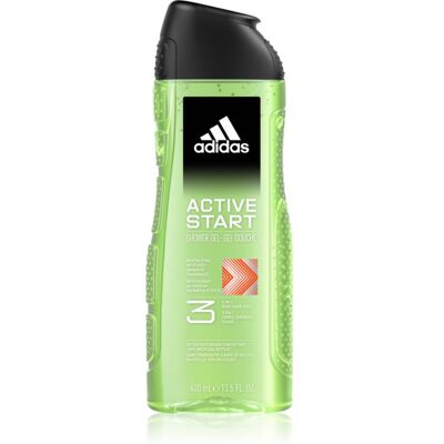 Adidas 3 Active Start suihkugeeli miehille 400 ml Adidas 3 Active Start suihkugeeli miehille 400 ml