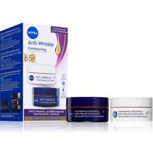 NIVEA Anti-Wrinkle Contouring edullinen pakkaus piirteiden silottamiseen 65+ NIVEA Anti-Wrinkle Contouring edullinen pakkaus piirteiden silottamiseen 65+