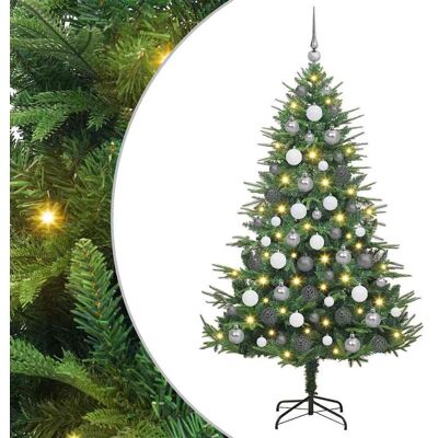 vidaXL Tekoinen Esivalmistettu Joulukuusi Pallosetillä Vihreä 180 cm vidaXL Tekoinen Esivalmistettu Joulukuusi Pallosetillä Vihreä 180 cm