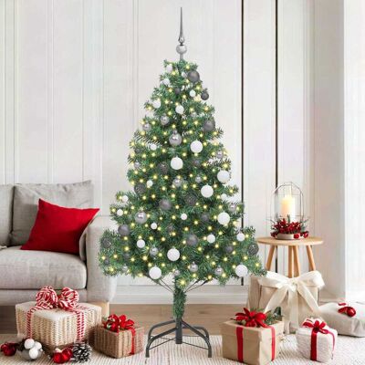vidaXL Joulukuusi 300 LED-valoilla Vihreä 180 cm Polyvinyylikloridi vidaXL Joulukuusi 300 LED-valoilla Vihreä 180 cm Polyvinyylikloridi