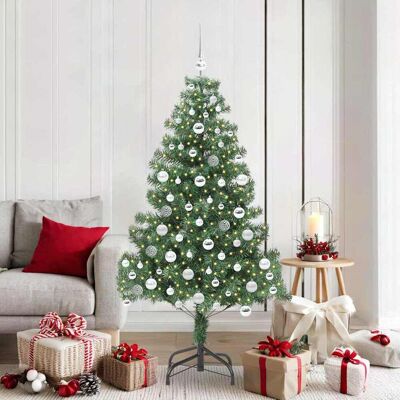 vidaXL Joulukuusi 300 LED-valoilla Vihreä 180 cm Polyvinyylikloridi vidaXL Joulukuusi 300 LED-valoilla Vihreä 180 cm Polyvinyylikloridi