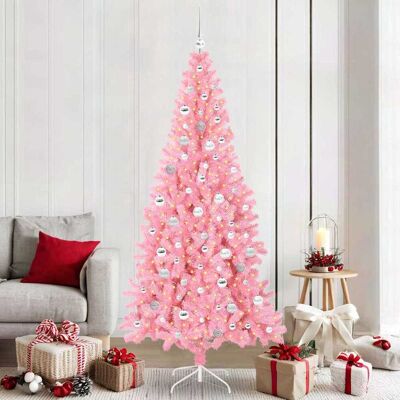 vidaXL Joulukuusi 300 LED-valoilla Pinkki 210 cm Polyvinyylikloridi vidaXL Joulukuusi 300 LED-valoilla Pinkki 210 cm Polyvinyylikloridi